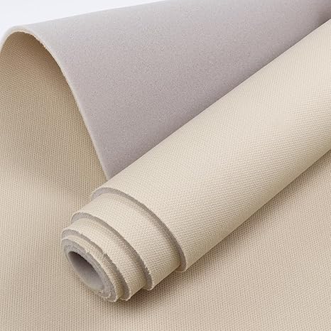 Material tapiterie plafon auto tip Textil Bej, Latime 150 cm, la metru
