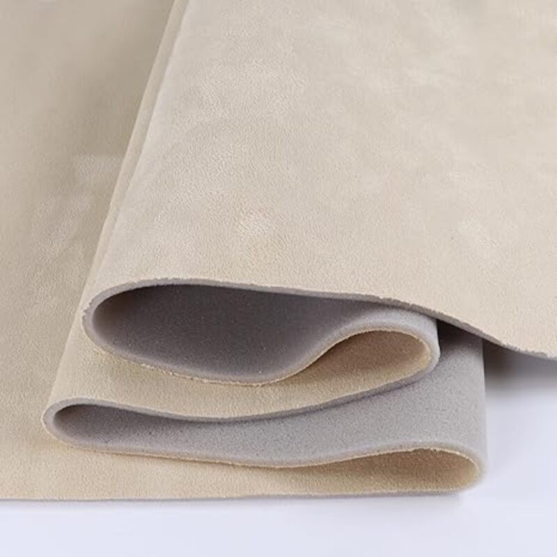Material tapiterie plafon auto tip Alcantara Bej, Latime 150 cm, la metru