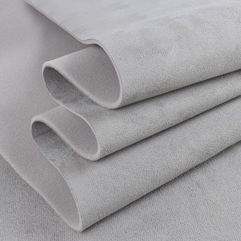 Material tapiterie plafon auto tip Alcantara Gri, Latime 150 cm, la metru
