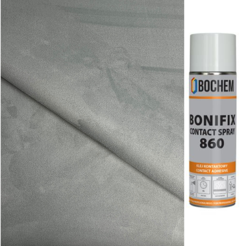 Kit retapitare plafon auto, 2 m Material plafon auto tip Alcantara Gri, si 1 Spray adeziv Bonifix 860 500 ML