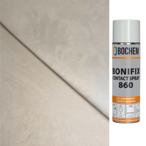 Kit retapitare plafon auto, 2 m Material plafon auto tip Alcantara Bej, si 1 Spray adeziv Bonifix 560 ML
