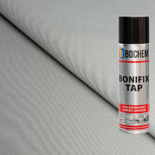 Pachet promotional, 2 m Material plafon auto tip Textil Gri+ 1 Spray adeziv Bonifix